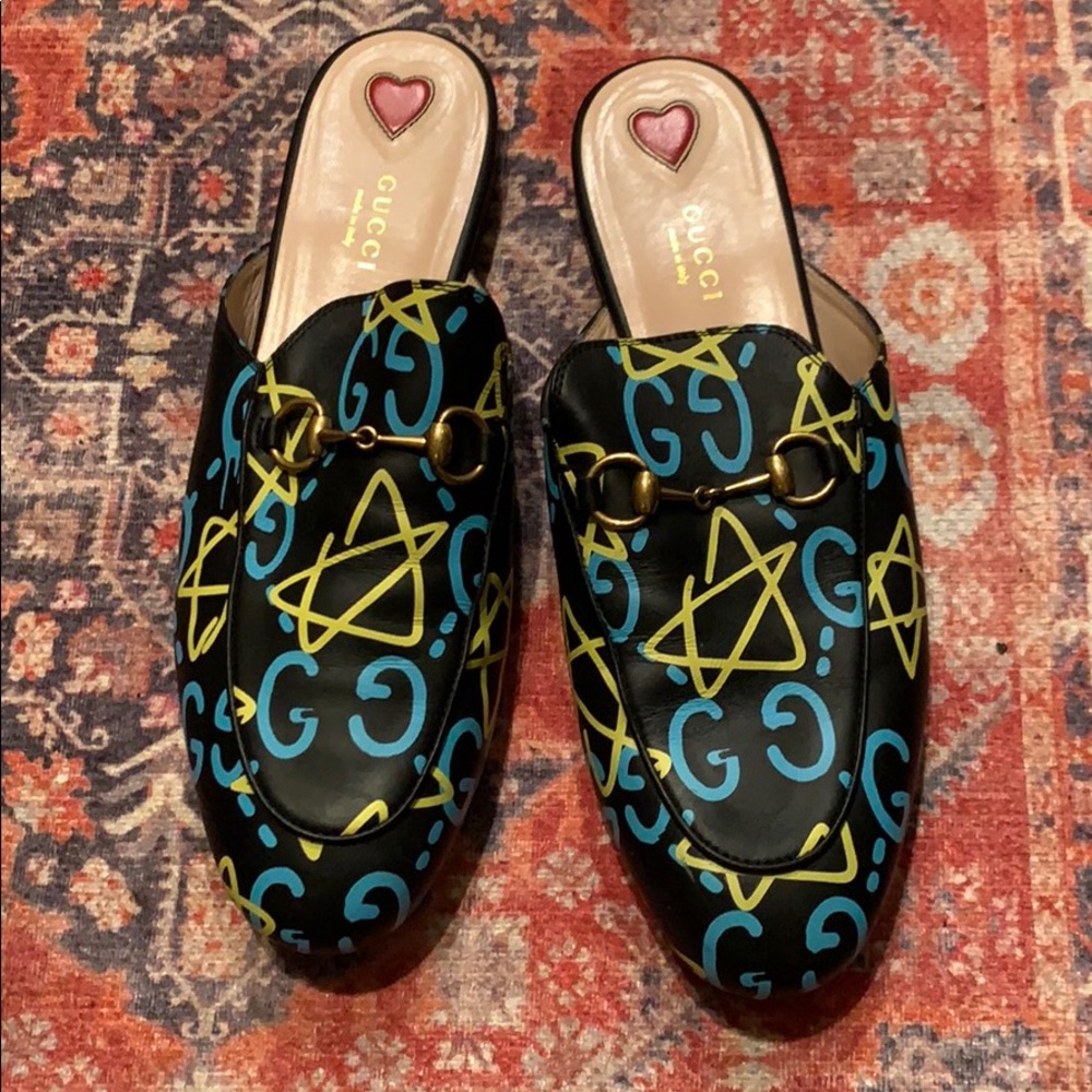 Gucci ghost mules